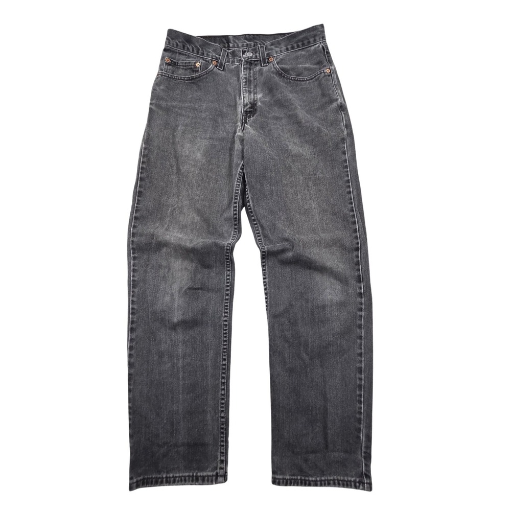 Vintage Levis 550 Relaxed Fit Faded Black Jeans USA Mens 32x32 Y2K